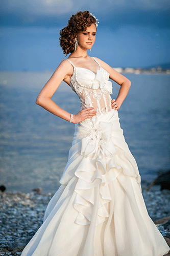 свадебное платье для свадьбы на море
