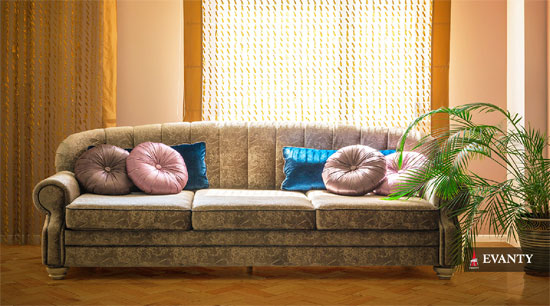 диван Эванти с подушками трехсекционный - мягкая мебель Геленджика