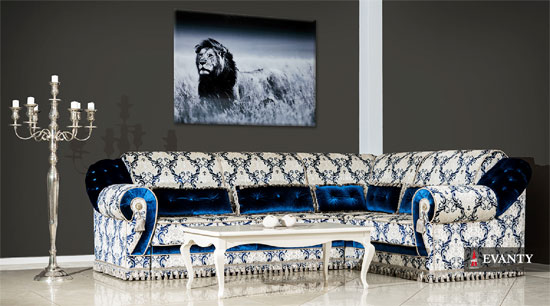 изысканный диван в стиле Ренессанс - мягкая мебель Геленджика