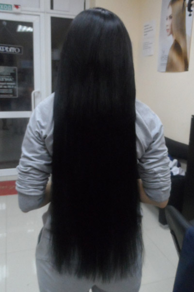 наращивание длинных женских волос